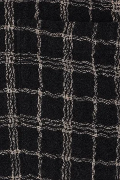 OUR LEGACY Above shirt in cotton and linen checkered fabric