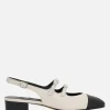 Women CAREL PARIS Abricot slingback in bicolor nappa