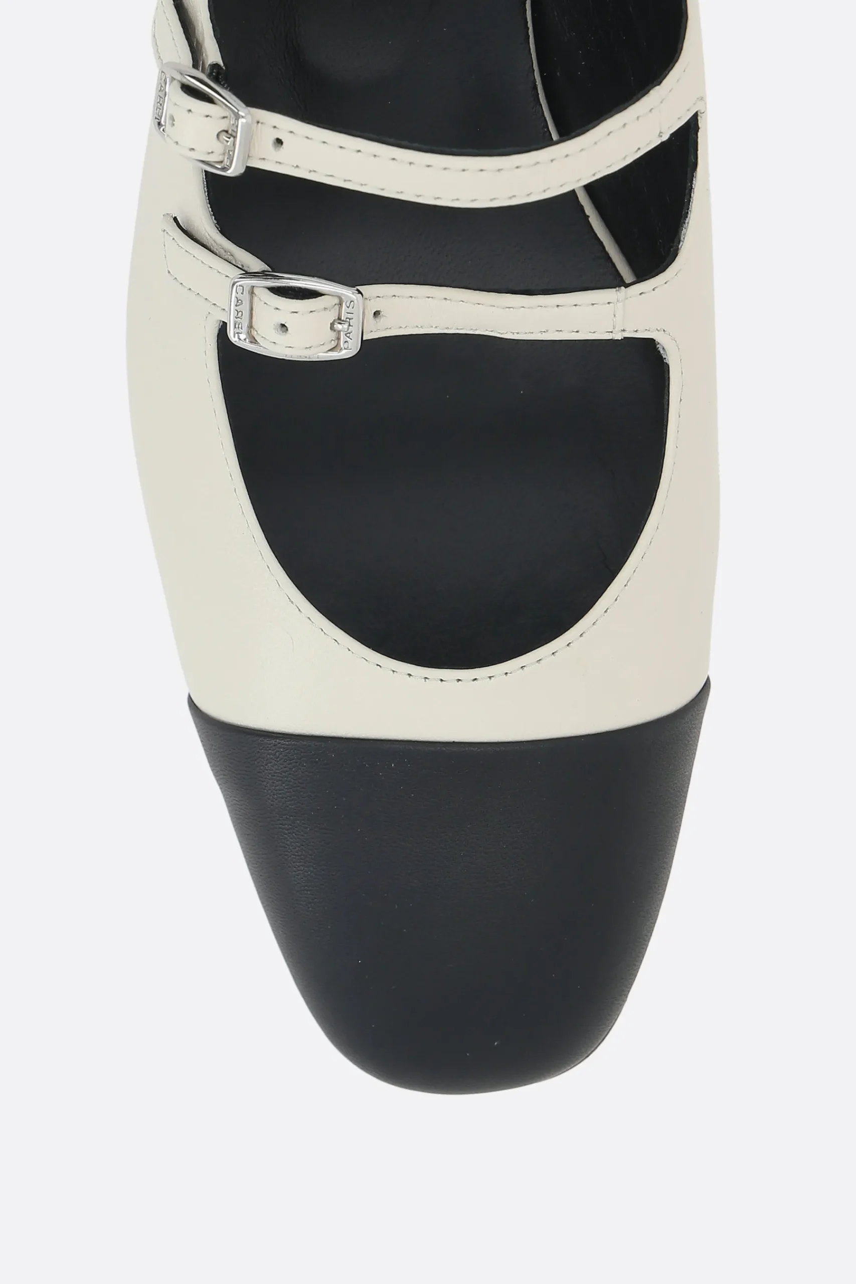 Women CAREL PARIS Abricot slingback in bicolor nappa