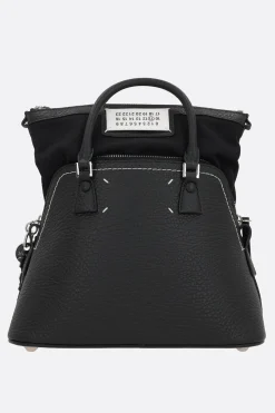 Women MAISON MARGIELA 5AC Classique mini grainy leather handbag