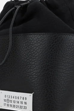 MAISON MARGIELA 5AC small grainy leather bucket bag