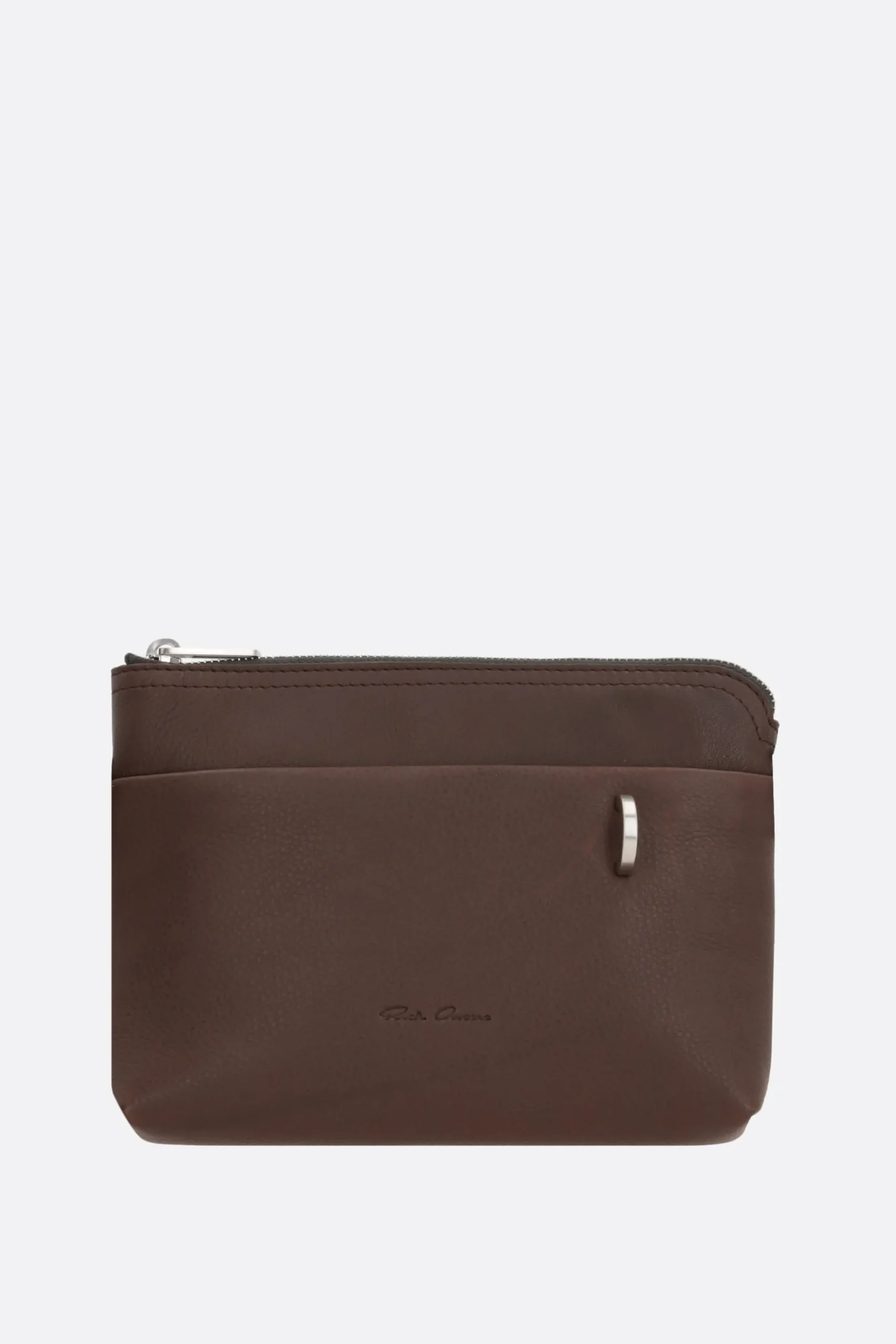 Women RICK OWENS Adri small grainy leather crossbody bag