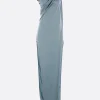 Women RICK OWENS Ahena Arrowhead one-shoulder dress in charmeuse