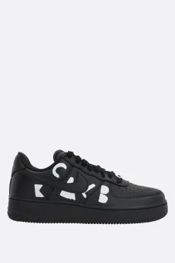 BLACK COMME des GARÇONS Air Force 1 sneakers in grainy leather
