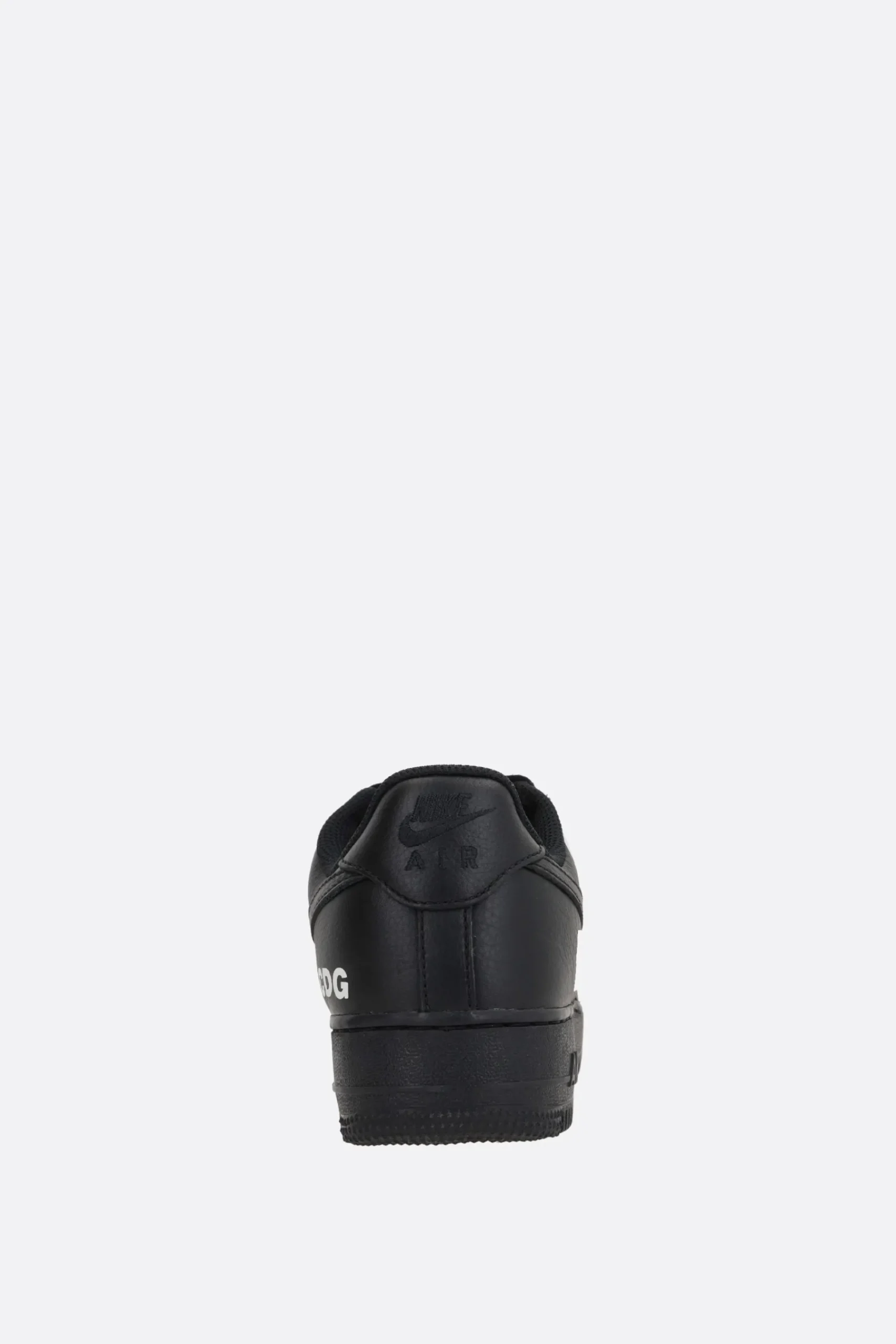 BLACK COMME des GARÇONS Air Force 1 sneakers in grainy leather