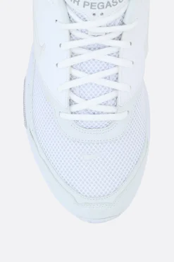 COMME DES GARÇONS X NIKE Air Pegasus 2005 mesh and faux leather sneakers