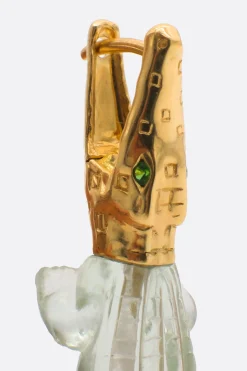 Women BIBI VAN DER VELDEN Alligator Bite 18k single earring