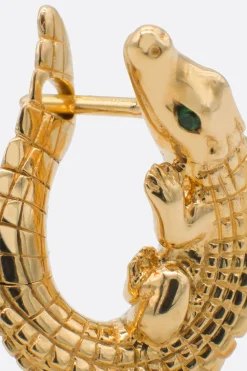 Women BIBI VAN DER VELDEN Alligator Twist 18k single earring