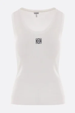 Women LOEWE Anagram jersey tank top