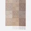 Women LOEWE Anagram scarf in wool and cashmere