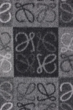Women LOEWE Anagram scarf in wool and cashmere