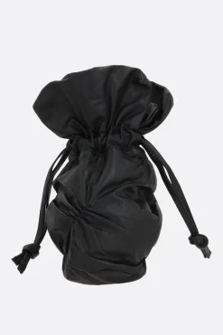 Women DISCORD YOHJI YAMAMOTO Ananas grainy leather crossbody bag