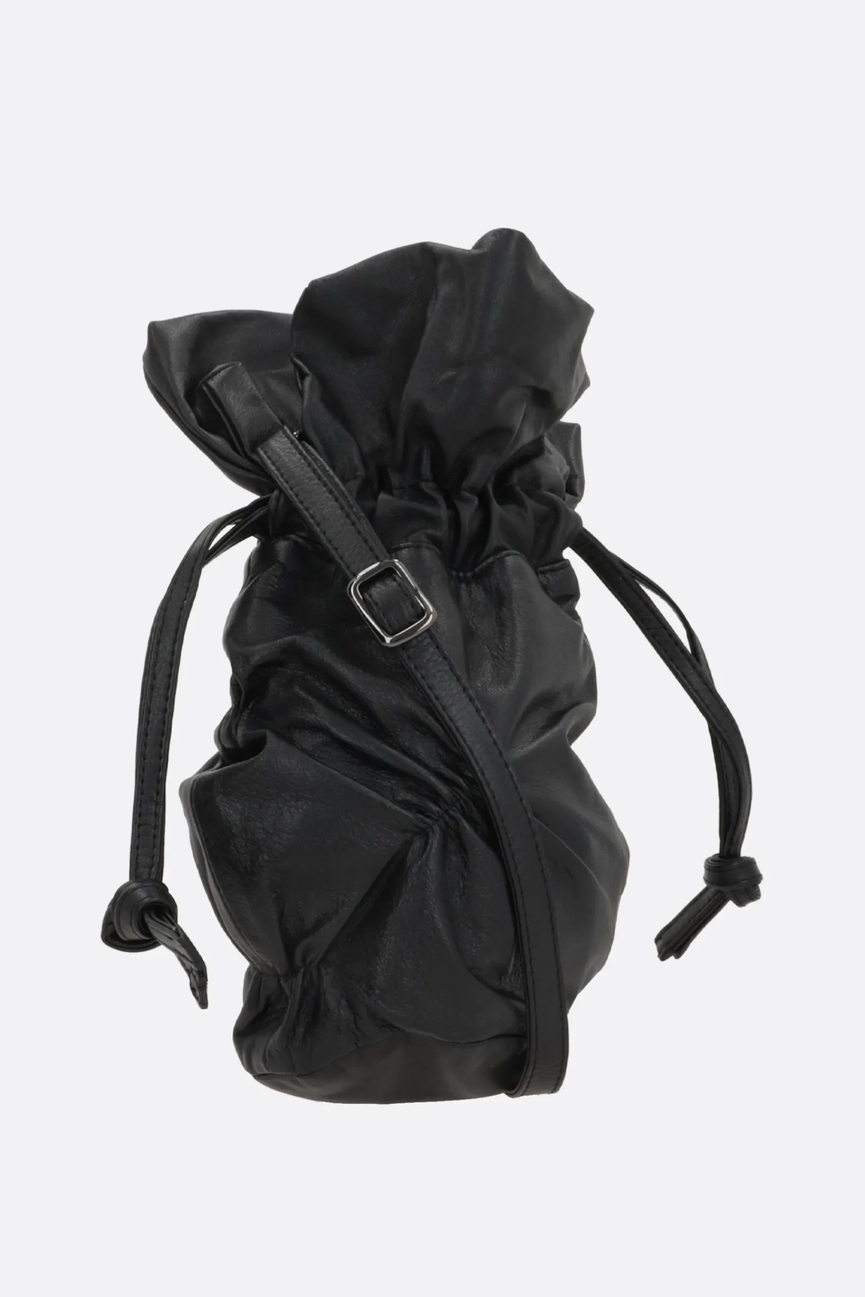 Women DISCORD YOHJI YAMAMOTO Ananas grainy leather crossbody bag