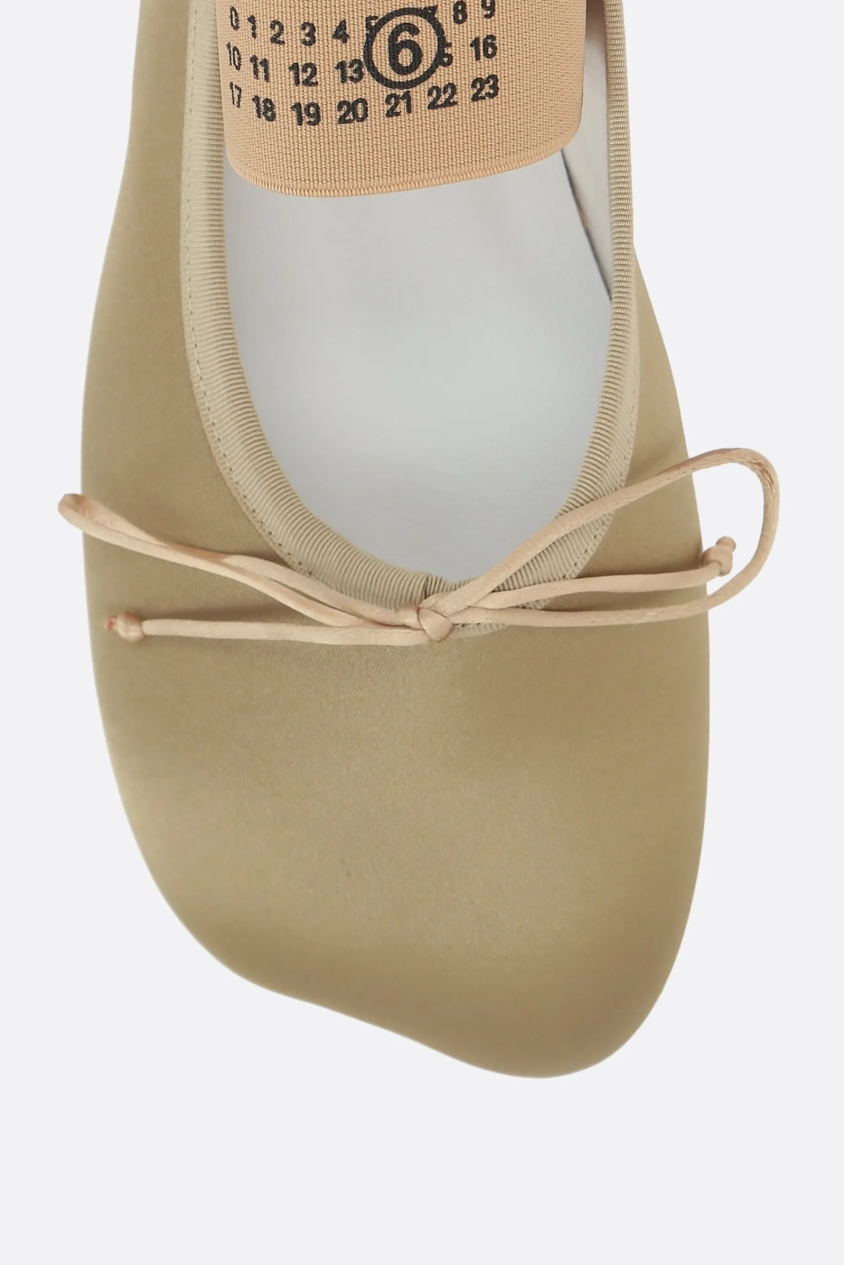 Women MM6 Anatomic ballerina in satin