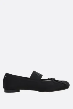 Women MM6 Anatomic satin ballerinas