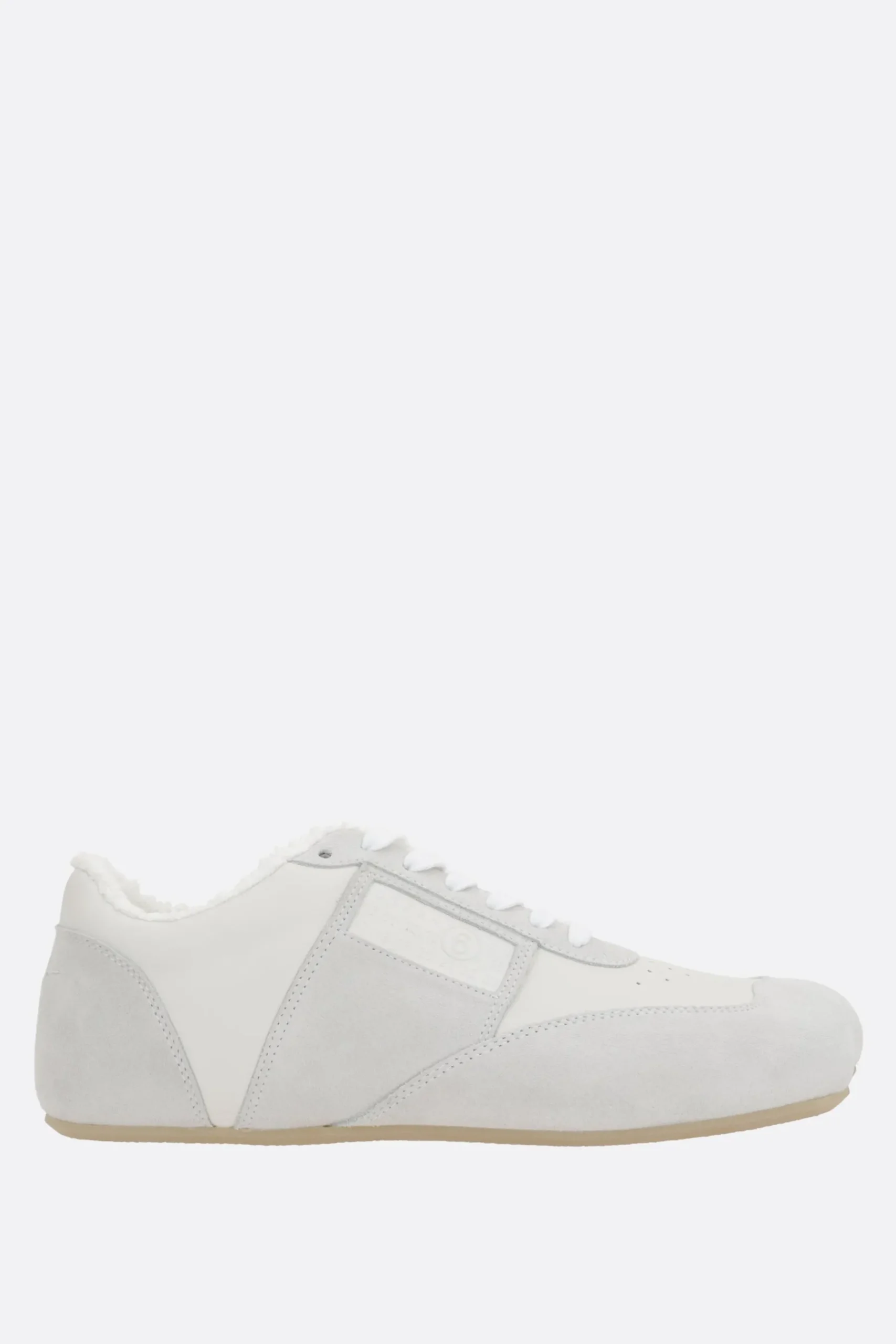 MM6 Anatomic sneakers in smooth leather and suede