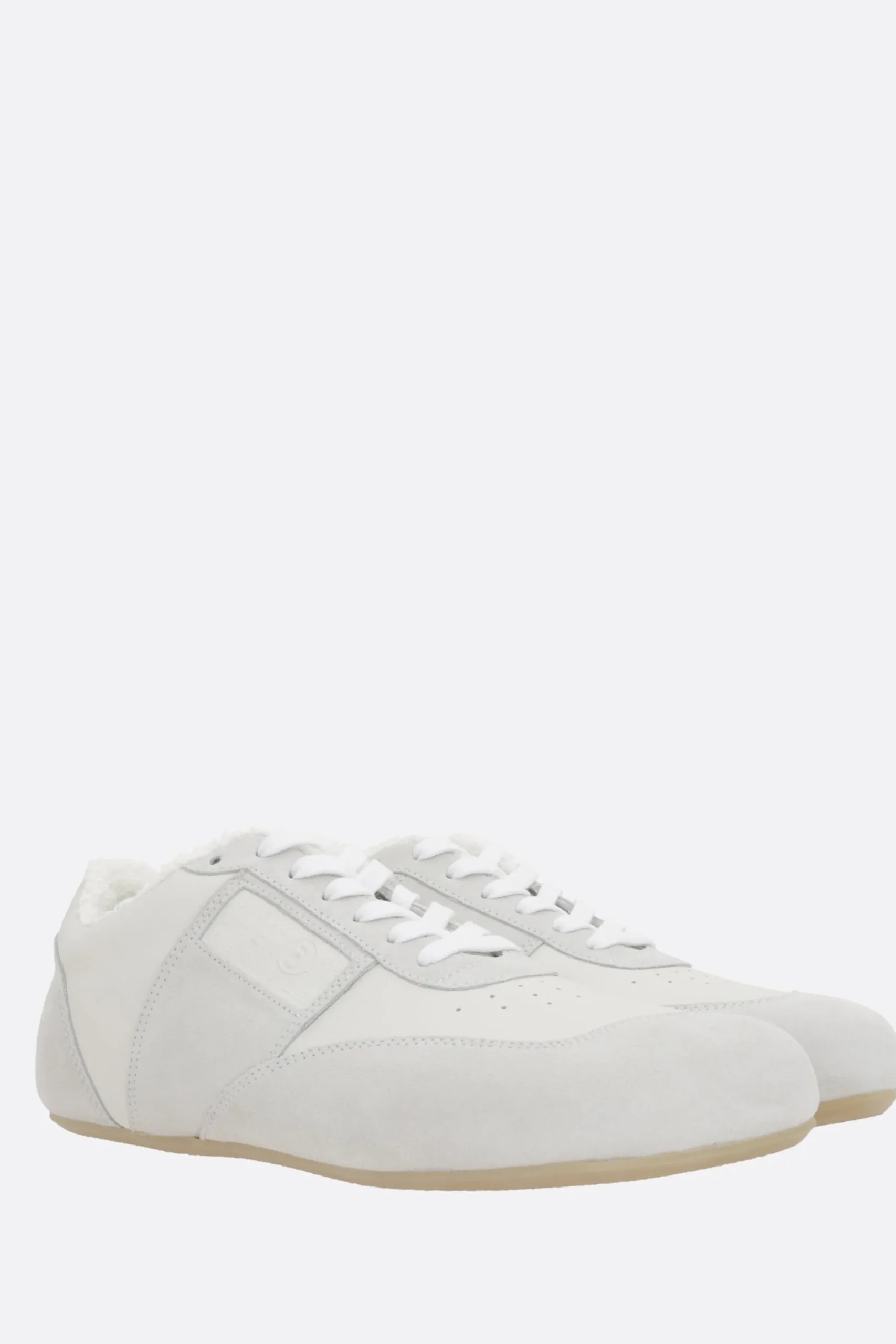 MM6 Anatomic sneakers in smooth leather and suede