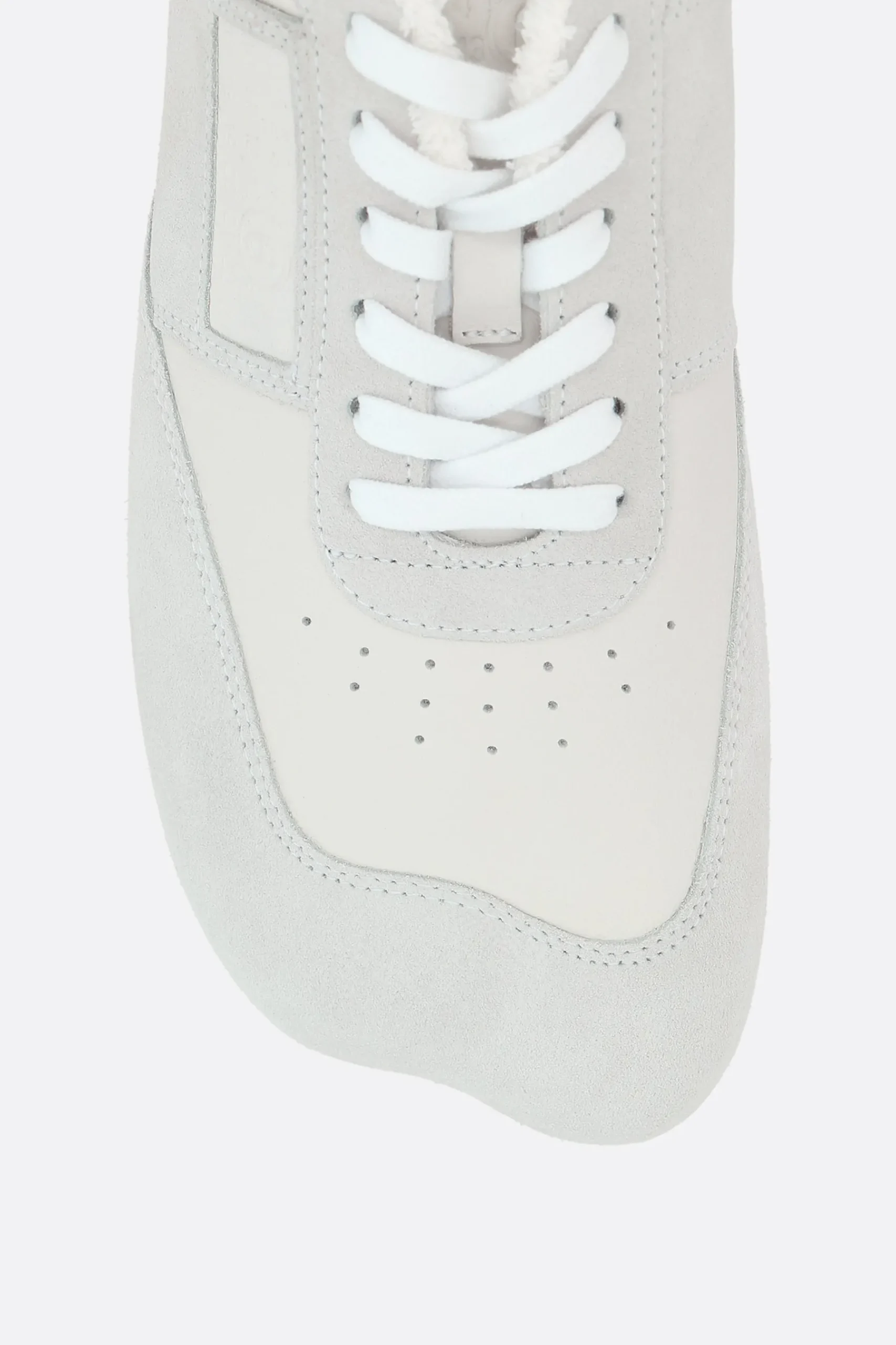 MM6 Anatomic sneakers in smooth leather and suede
