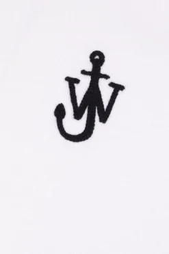 JW ANDERSON Anchor logo embroidered cotton t-shirt