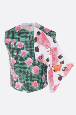 Women ZOMER Antony sleeveless top in printed neoprene