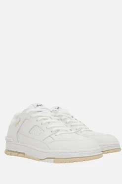AXEL ARIGATO Area Lo smooth leather and nylon sneakers
