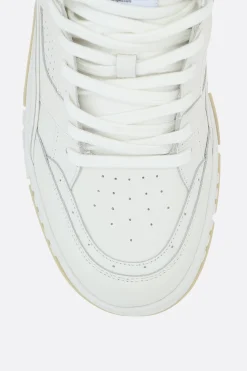AXEL ARIGATO Area Lo smooth leather and nylon sneakers