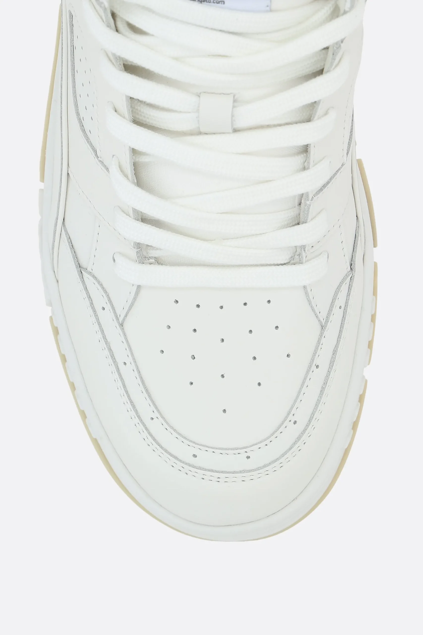 AXEL ARIGATO Area Lo smooth leather and nylon sneakers