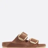 Women BIRKENSTOCK Arizona Big Buckle flat sandals in oiled leather (Narrow Fit)