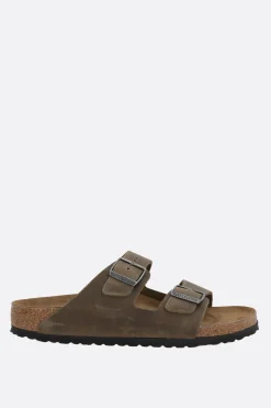 BIRKENSTOCK Arizona BS flat sandals in oiled leather (Narrow Fit)