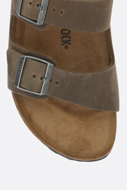 BIRKENSTOCK Arizona BS flat sandals in oiled leather (Narrow Fit)