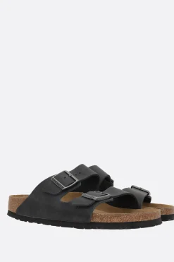 BIRKENSTOCK Arizona BS oiled leather flat sandals (Narrow Fit)