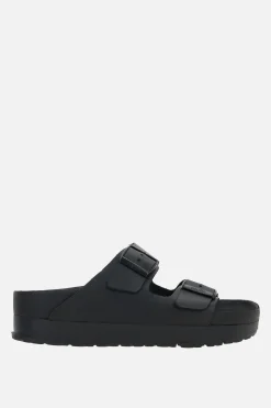 Women BIRKENSTOCK Arizona PAP Flex smooth leather platform sandals (Narrow Fit)