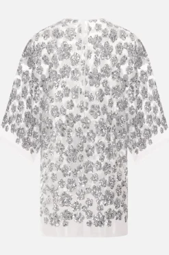 Women CECILIE BAHNSEN Asra sequin tulle oversized top