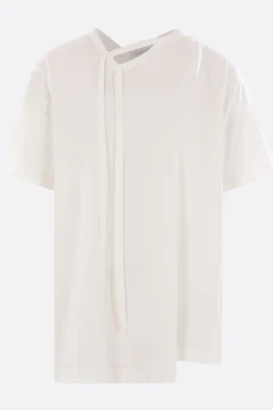 YOHJI YAMAMOTO asymmetric t-shirt in cotton