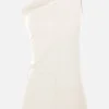 Women RICK OWENS Athena jersey one-shoulder top