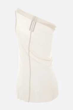 Women RICK OWENS Athena jersey one-shoulder top