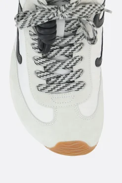 Women LOEWE Ballet Runner 2.0 high-top sneakers in nylon and suede