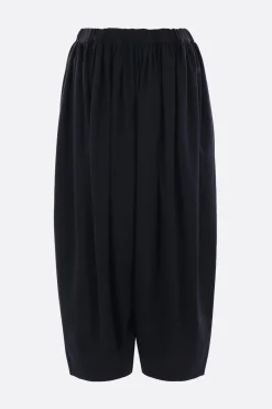 Women COMME DES GARÇONS balloon trousers in lightweight wool