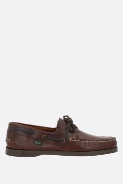PARABOOT Barth boat shoes in smooth leather