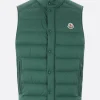 MONCLER Barthe sleeveless down jacket in nylon