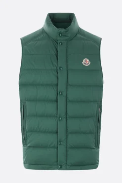 MONCLER Barthe sleeveless down jacket in nylon