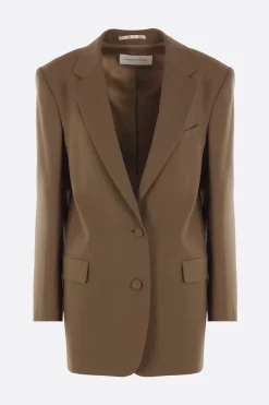 Women DRIES VAN NOTEN Basti oversize jacket in mohair wool