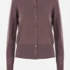 Women VIVIENNE WESTWOOD Bea cardigan in cotton and cashmere