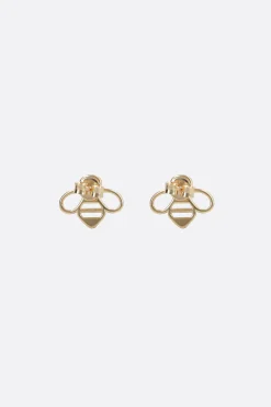 Women ALIITA Bee Brillante earrings in enameled yellow gold