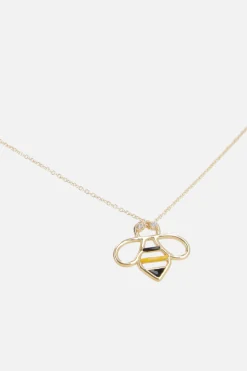 Women ALIITA Bee Brillante necklace in enameled yellow gold