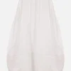 Women MARIA CALDERARA Bell long skirt in crinkled taffetà