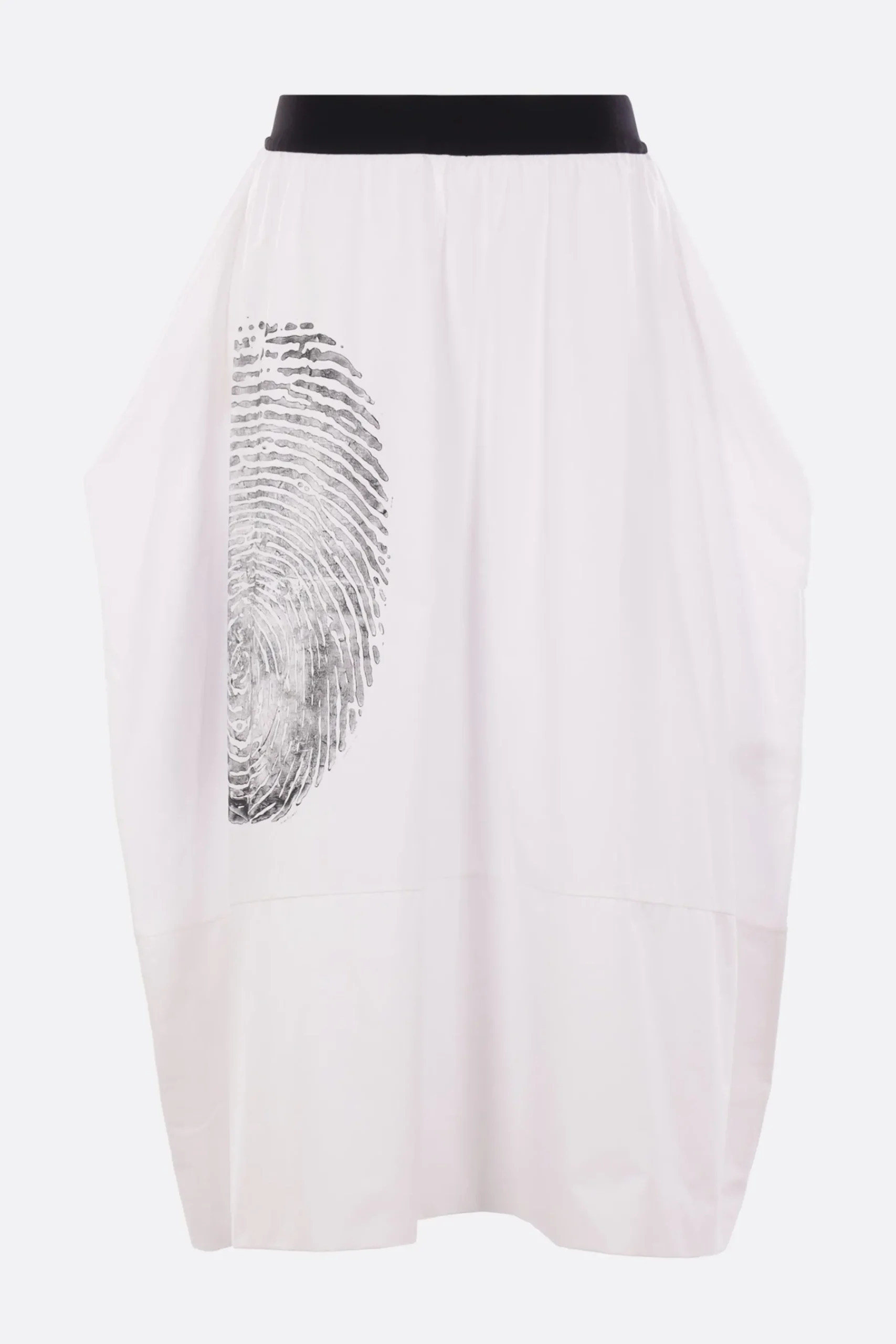 Women MARIA CALDERARA Bell long skirt in printed poplin