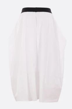 Women MARIA CALDERARA Bell long skirt in printed poplin