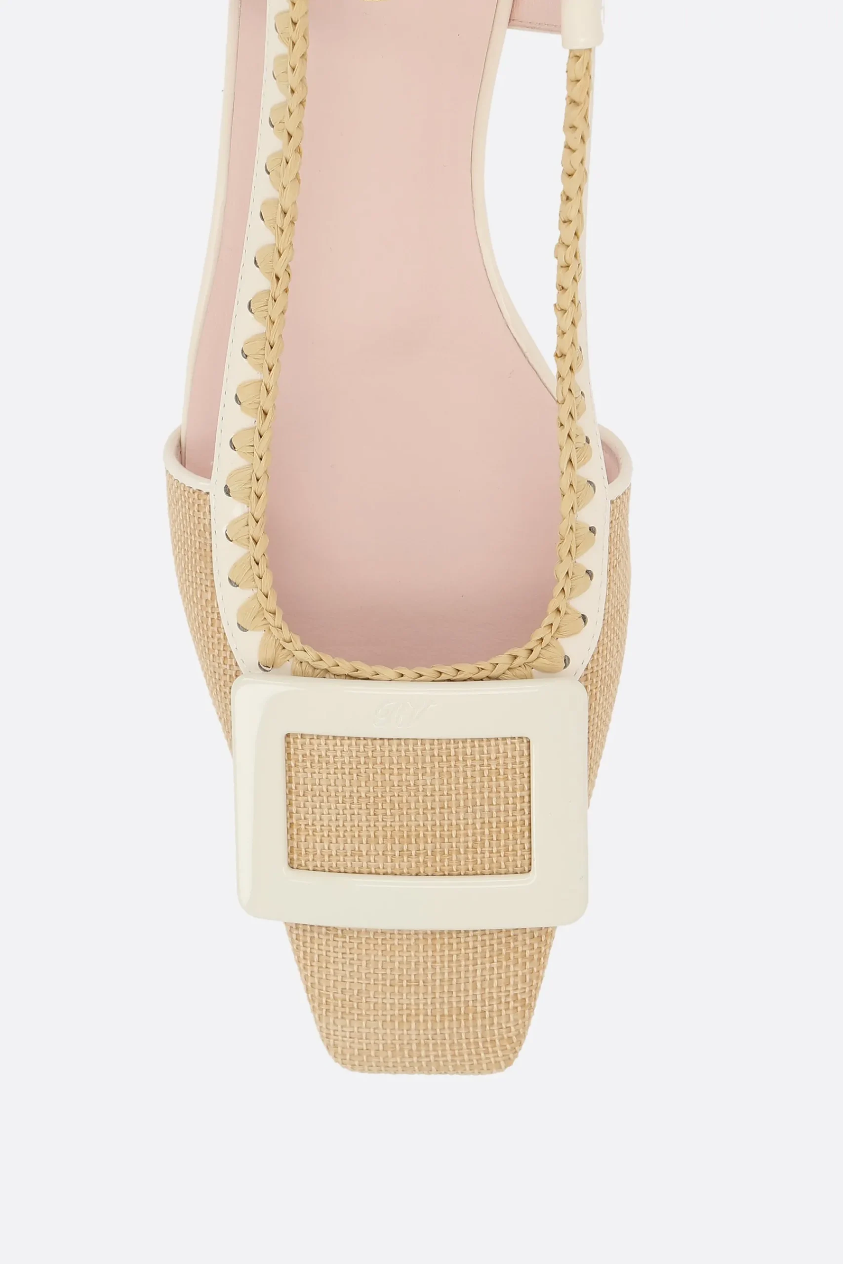 Women ROGER VIVIER Belle Vivier slingbacks in canvas