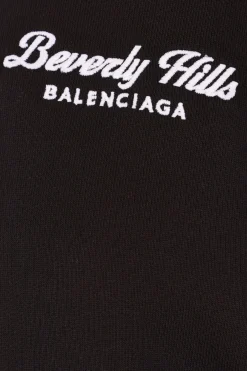 Women BALENCIAGA Beverly Hills oversized jersey hoodie